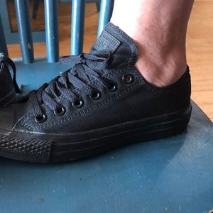 Converse black sneakers